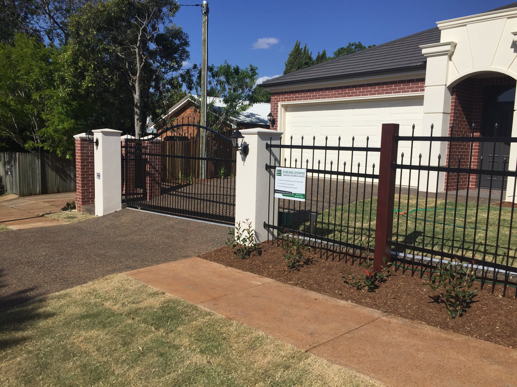 toowoomba infill panel sliding gate 